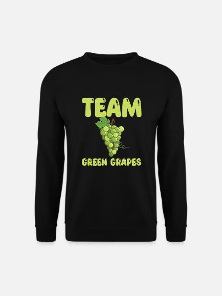 Team Green Grapes - Unisex Sweatshirt - black