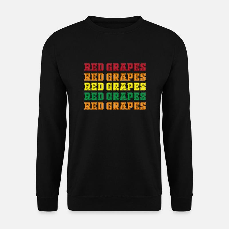 Rote Trauben - Unisex Pullover - Schwarz