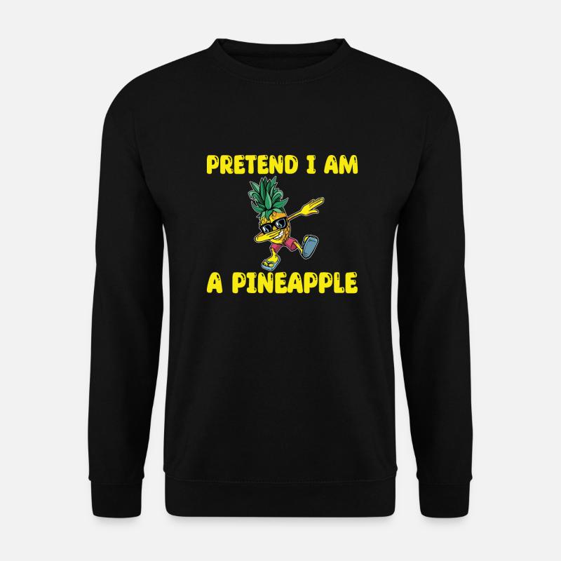 Dabbing Pineapple Shirt - Unisex Sweatshirt - black