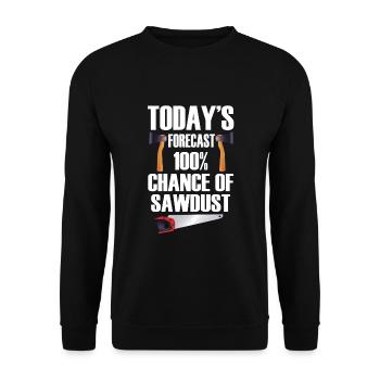 Charpentier - Sweat-shirt Unisexe - noir - Devant - Alina (178cm) & Michal (187cm)