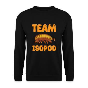 Team Assel - Unisex Sweatshirt - black - Front - Alina (178cm) & Michal (187cm)