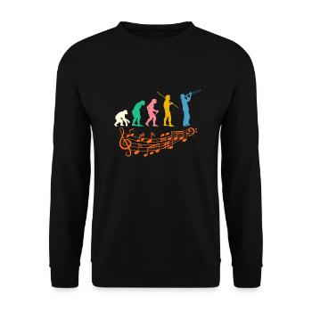 Jazz Evolution - Unisex Pullover - Schwarz - Vorne - Alina (178cm) & Michal (187cm)