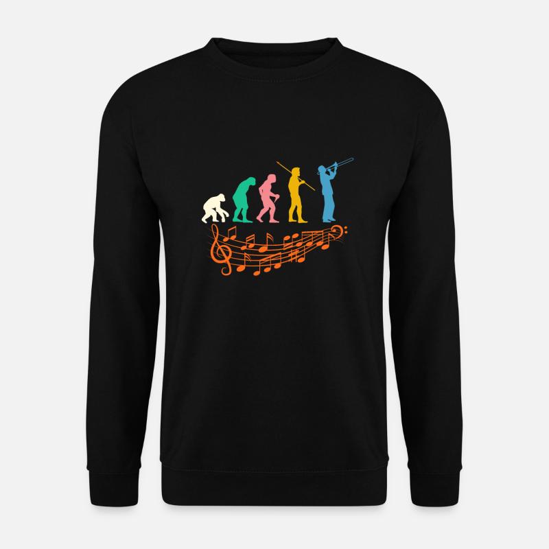 Évolution du jazz - Sweat-shirt Unisexe - noir