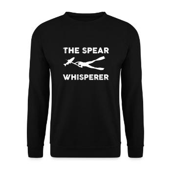 Cadeau de chasse sous-marine - Sweat-shirt Unisexe - noir - Devant - Alina (178cm) & Michal (187cm)
