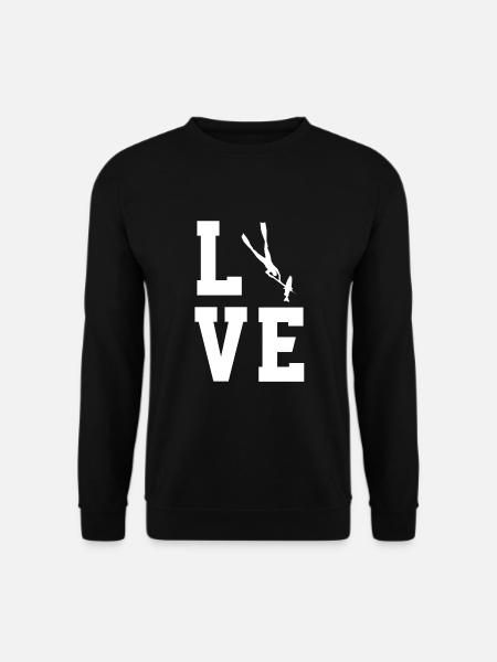 Speerfischen - Unisex Pullover - Schwarz