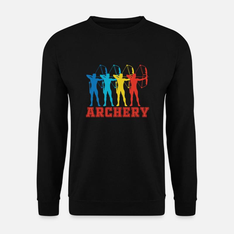 Bogenschiessen - Unisex Pullover - Schwarz