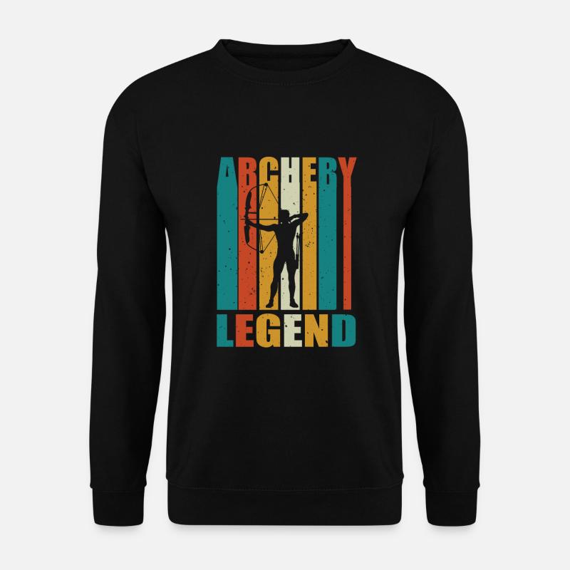 Bogenschiessen Legende - Unisex Pullover - Schwarz