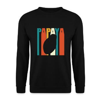 Papaya - Unisex Pullover - Schwarz - Vorne - Alina (178cm) & Michal (187cm)