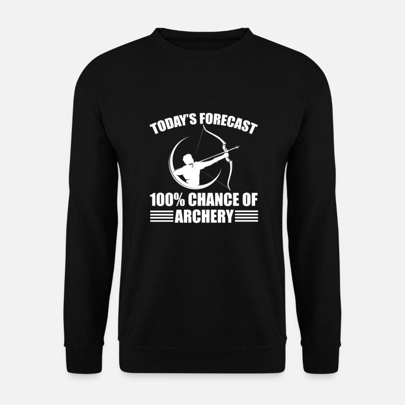 Conception amusante de tir à l’arc - Sweat-shirt Unisexe - noir