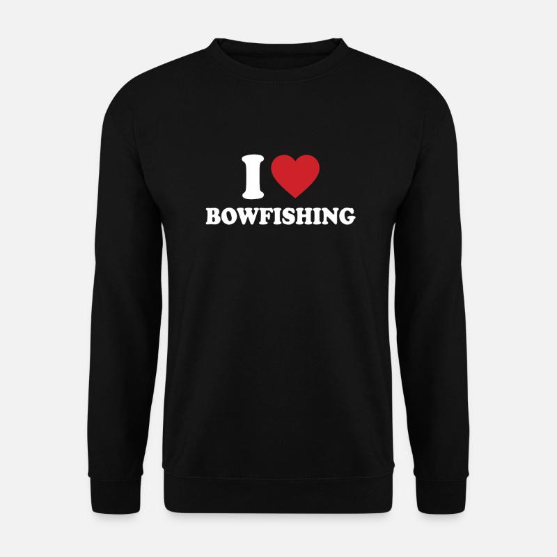 Bogenfischen - Unisex Pullover - Schwarz