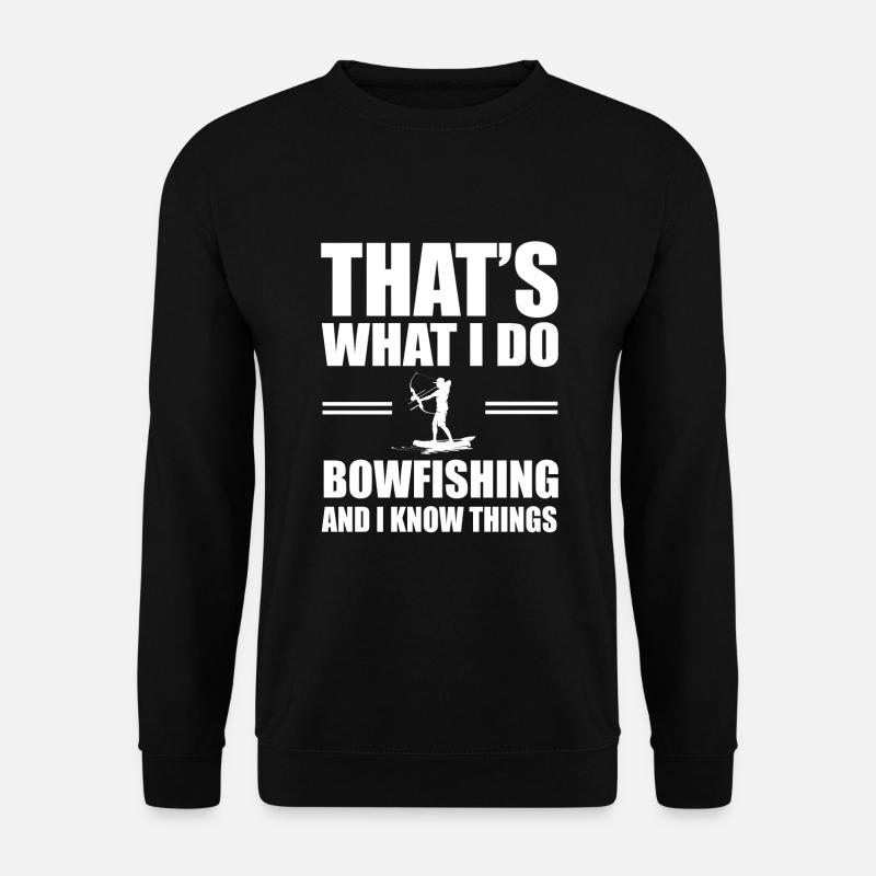 Bogenfischen - Unisex Pullover - Schwarz