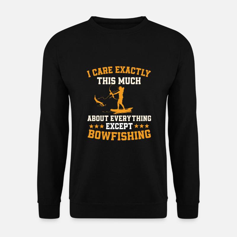Bowfish saying - Unisex Sweatshirt - black