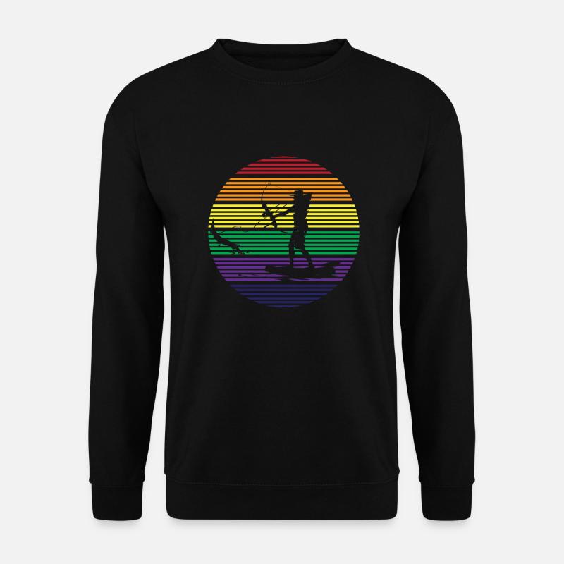 Pêche à l’arc - Sweat-shirt Unisexe - noir