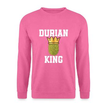 Roi Durian - Sweat-shirt Unisexe - rose - Devant