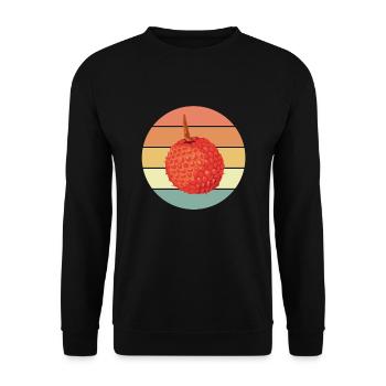 Lychee - Unisex Sweatshirt - black - Front - Alina (178cm) & Michal (187cm)