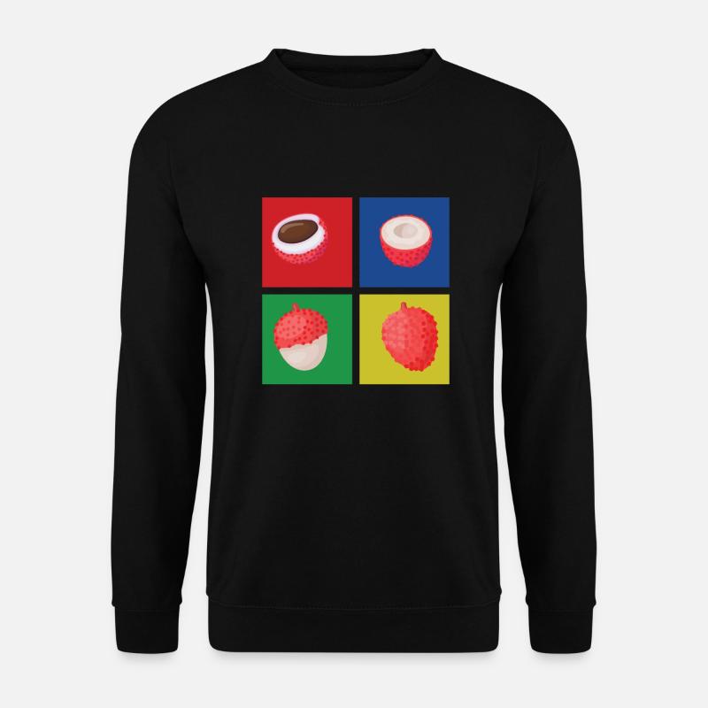 Litschi - Unisex Pullover - Schwarz