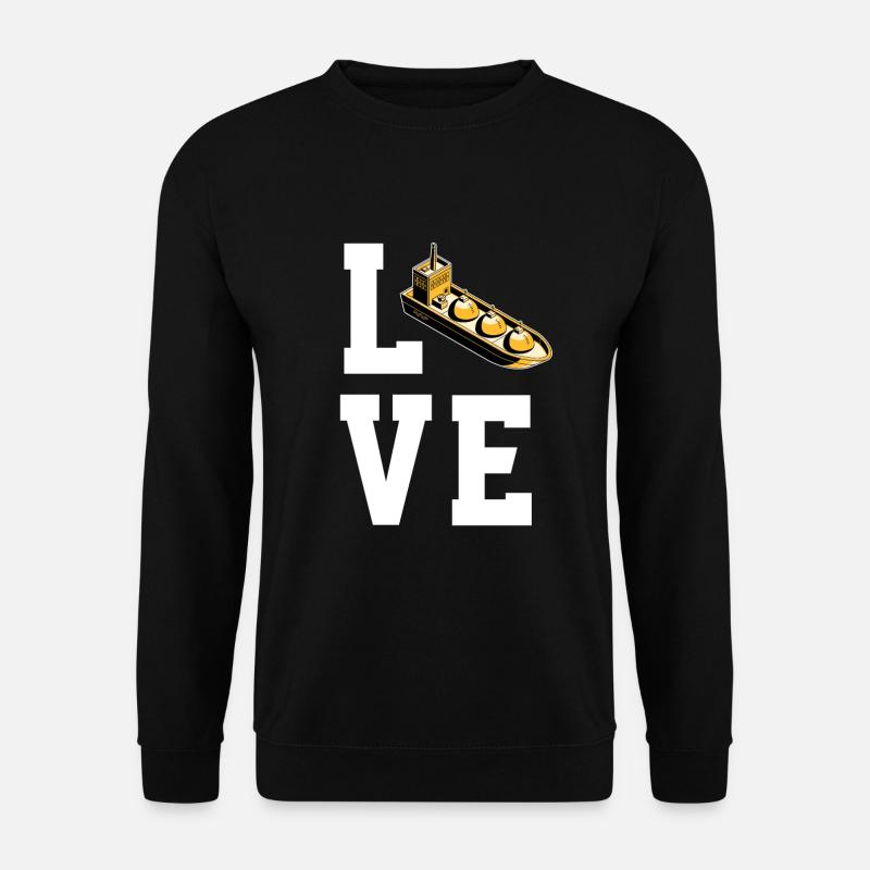 LNG Tanker - Unisex Pullover - Schwarz