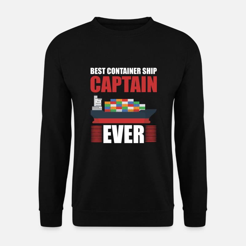 Best Container Ship Captain - Unisex Sweatshirt - black