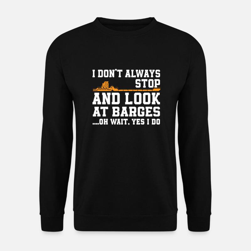 Barge slogan - Unisex Sweatshirt - black