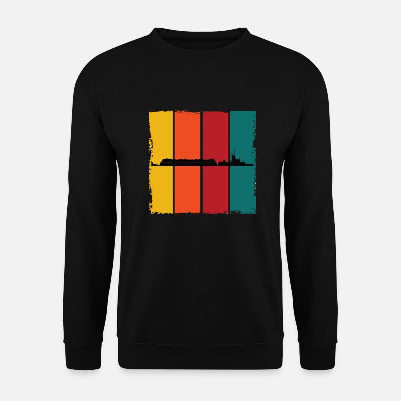 Tugboat Retro - Unisex Sweatshirt - black