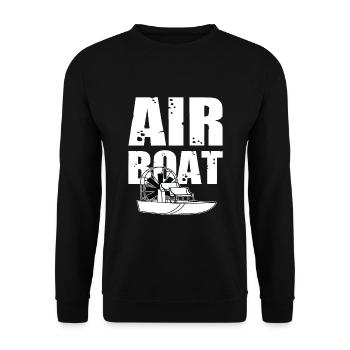 Conception d’hydroglisseur cool - Sweat-shirt Unisexe - noir - Devant - Alina (178cm) & Michal (187cm)