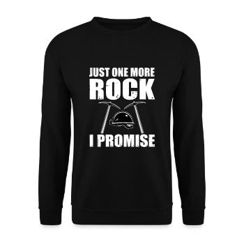 Funny Stone Collector T-shirt - Unisex Sweatshirt - black - Front - Alina (178cm) & Michal (187cm)