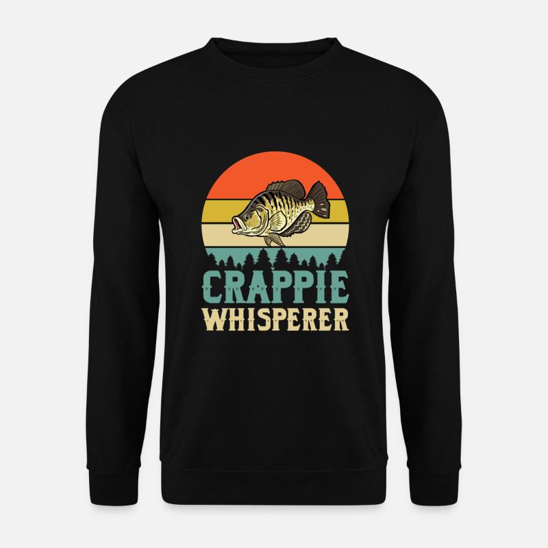 Crappie Whisperer - Unisex Sweatshirt - black