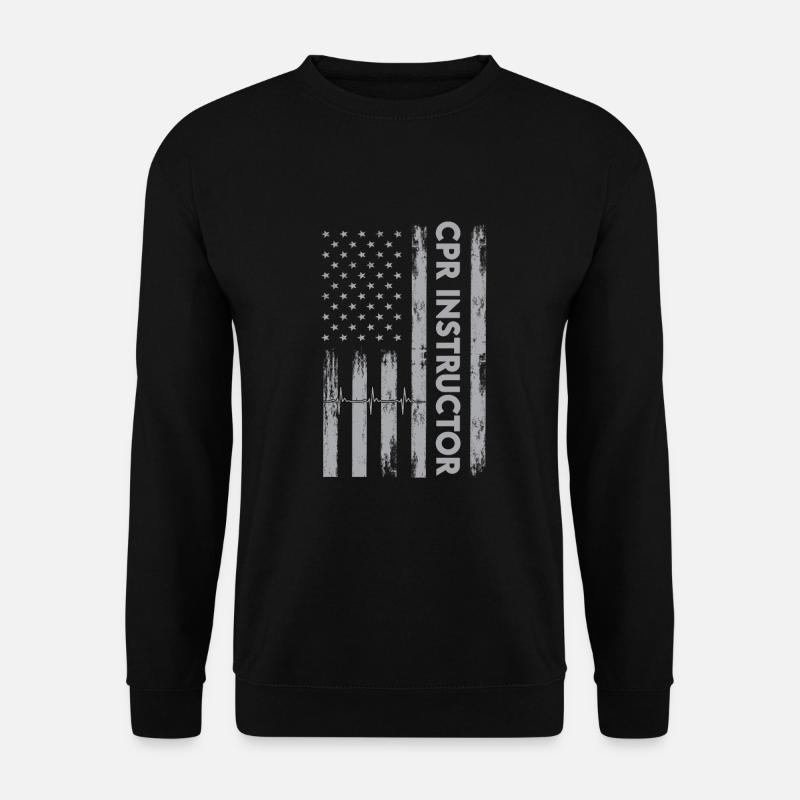 Instructeurs CPR aux États-Unis - Sweat-shirt Unisexe - noir
