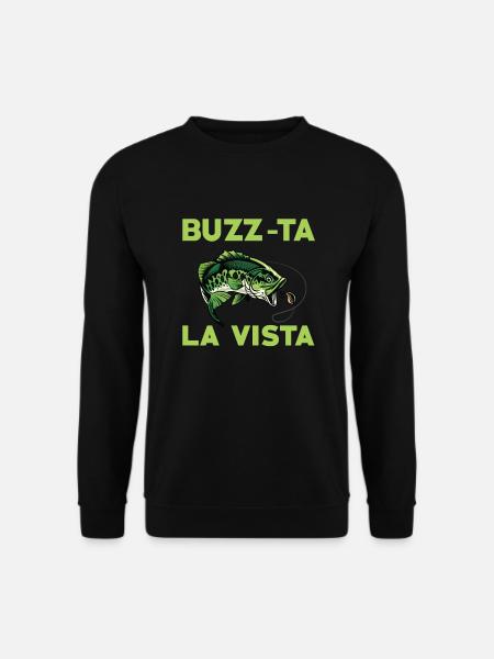 Buzz-ta La Vista Perch Fishing - Unisex Sweatshirt - black