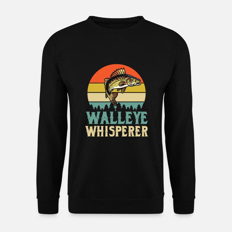 Walleye whisperer - Unisex Sweatshirt - black