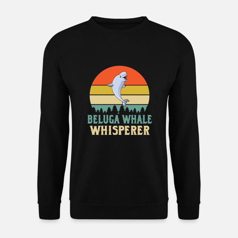 Beluga Flüsterer - Unisex Pullover - Schwarz