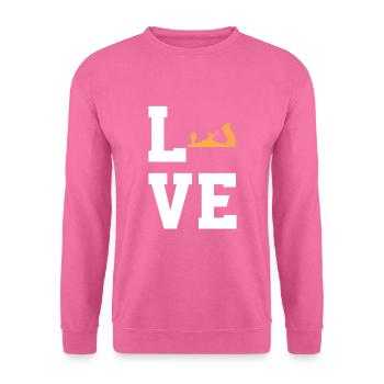 Avion - Sweat-shirt Unisexe - rose - Devant