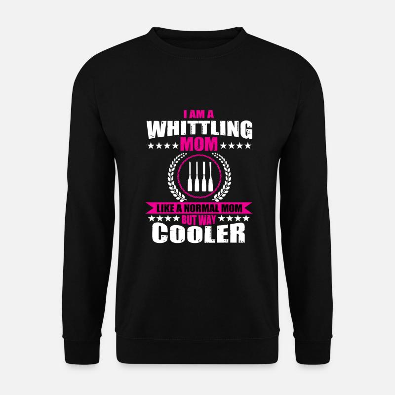 Schnitzende Mutter - Unisex Pullover - Schwarz