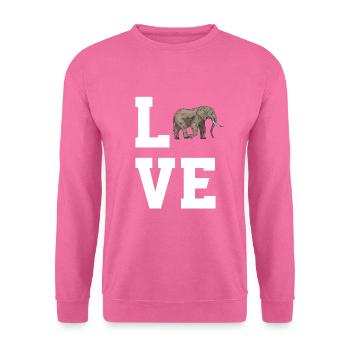Dear Elephants - Unisex Sweatshirt - pink - Front