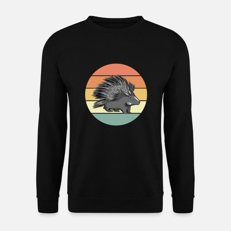 Stachelschwein - Unisex Pullover - Schwarz