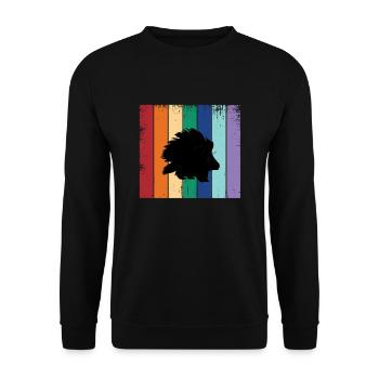 Silhouette porc-épic - Sweat-shirt Unisexe - noir - Devant - Alina (178cm) & Michal (187cm)