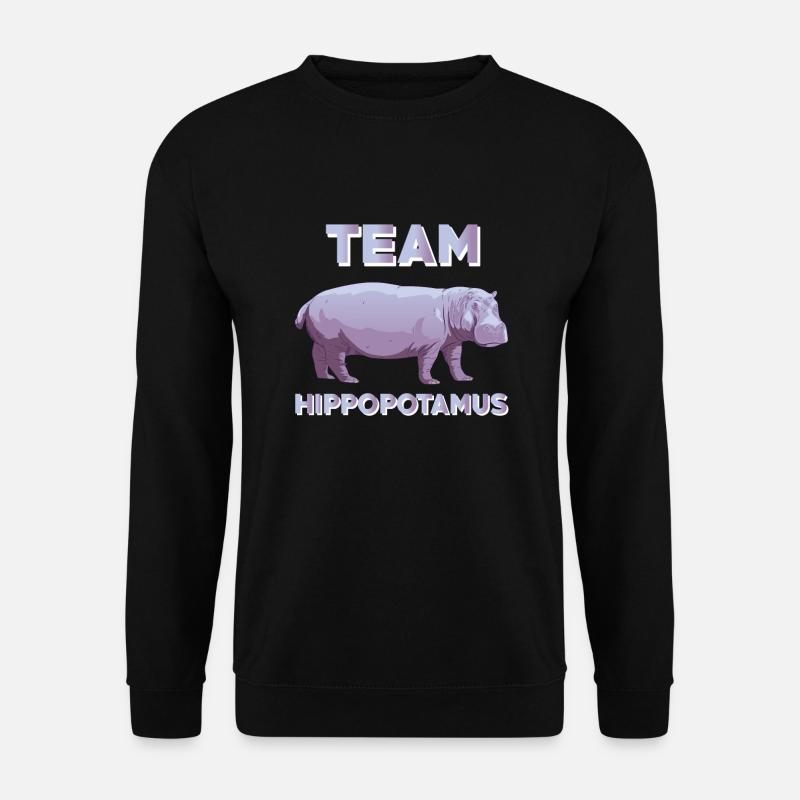 Team Nilpferd - Unisex Pullover - Schwarz