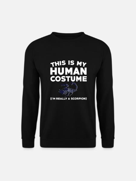 Lustiges Skorpion-kostüm - Unisex Pullover - Schwarz