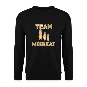 Équipe Suricates - Sweat-shirt Unisexe - noir - Devant - Alina (178cm) & Michal (187cm)