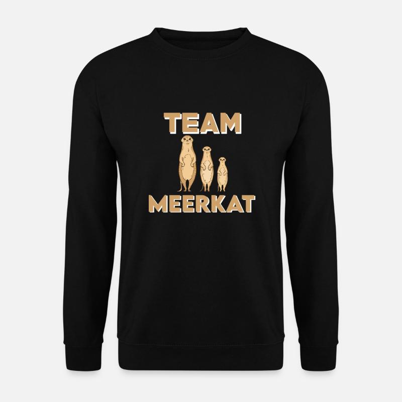 Équipe Suricates - Sweat-shirt Unisexe - noir