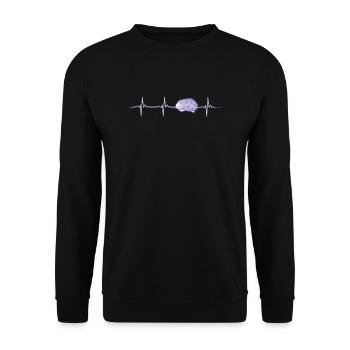 Pavian - Unisex Pullover - Schwarz - Vorne - Alina (178cm) & Michal (187cm)