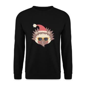 Pavian - Unisex Pullover - Schwarz - Vorne - Alina (178cm) & Michal (187cm)