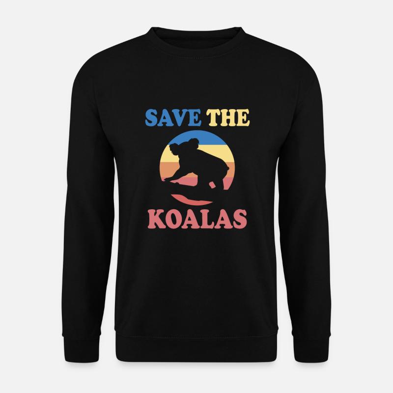 Save The Koalas Outfit - Unisex Sweatshirt - black