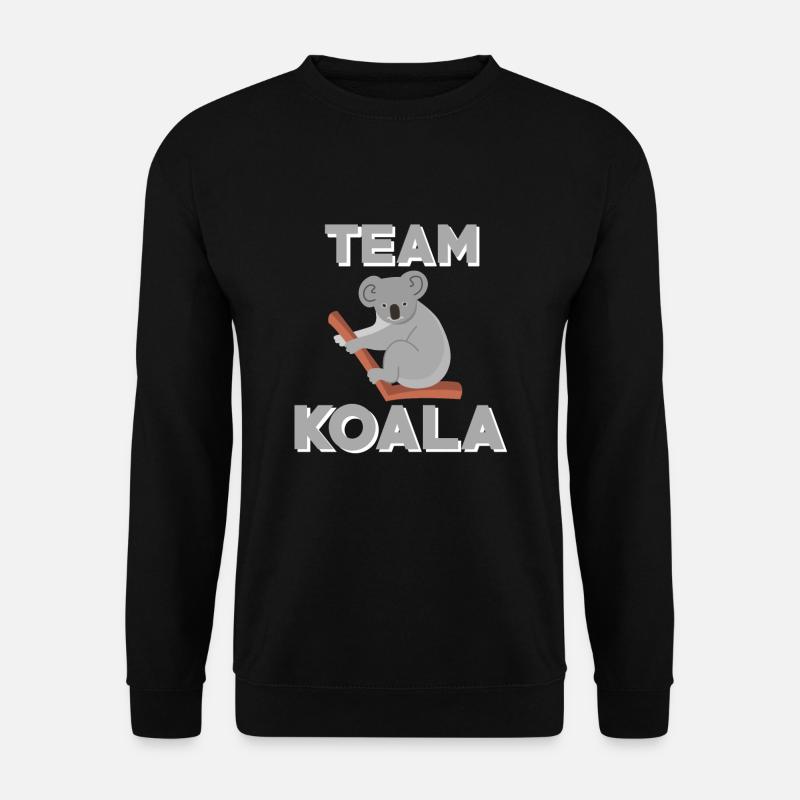 Lustiges Team Koala Shirt - Unisex Pullover - Schwarz