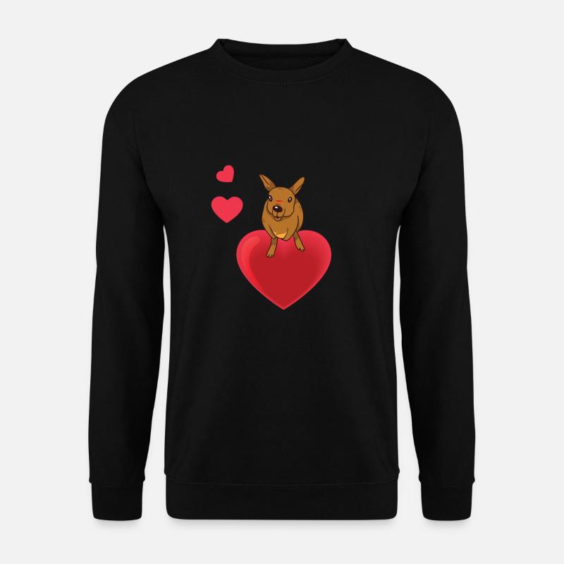 Sweet Kangaroo Gift - Unisex Sweatshirt - black