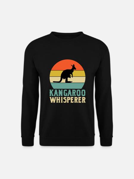 Känguru Flüsterer - Unisex Pullover - Schwarz