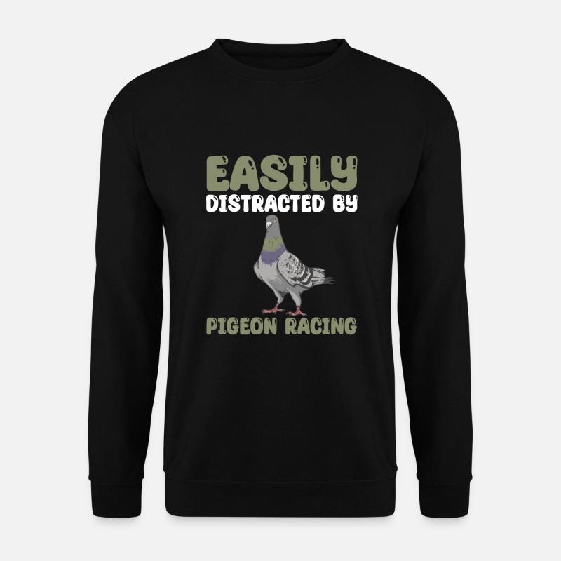 pigeon racing gift - Unisex Sweatshirt - black