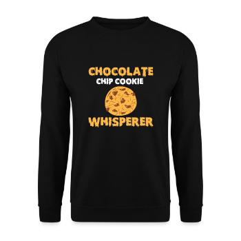 Chocolate Chip Cookies Whisperer - Unisex Sweatshirt - black - Front - Alina (178cm) & Michal (187cm)