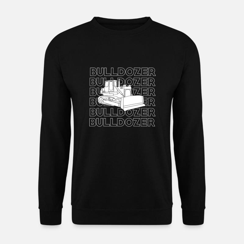 Bulldozer - Unisex Pullover - Schwarz