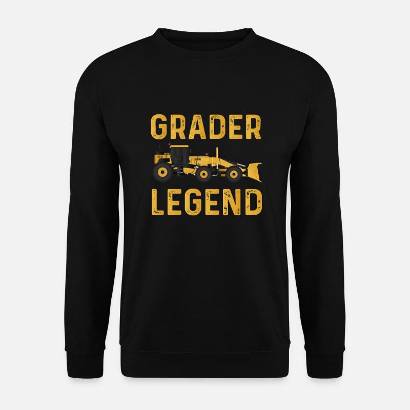 Légende de la niveleuse - Sweat-shirt Unisexe - noir